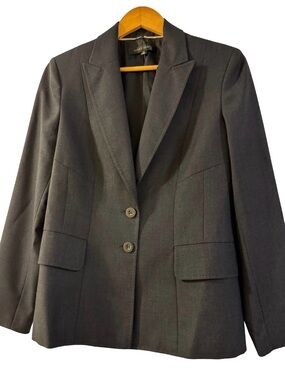 Anne Klein Navy Women's Tailored Blazer Size 12